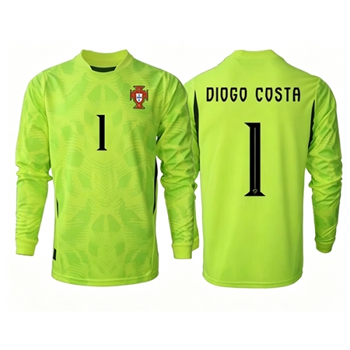 Billige Fotballdrakt Portugal Diogo Costa #1 Keeper Replika Hjemmedrakt VM 2026 Langermet Billige Fotballdrakt Portugal Diogo Costa #1 Keeper Replika Hjemmedrakt VM 2026 Langermet